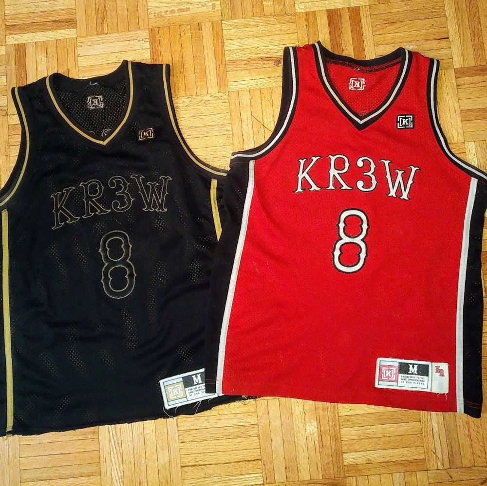 2 KR3W KREW Basketball Jersey Tank Tops Shirts MED